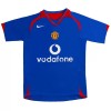 Virallinen pelipaita Manchester United 2005-06 Vieras Retro Lyhythihainen - Miesten