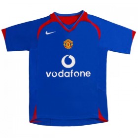 Virallinen pelipaita Manchester United 2005-06 Vieras Retro Lyhythihainen - Miesten