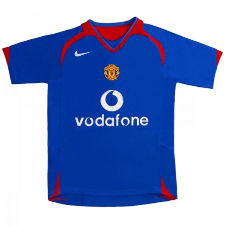Virallinen pelipaita Manchester United 2005-06 Vieras Retro Lyhythihainen - Miesten
