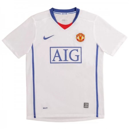 Virallinen pelipaita Manchester United 2008-09 Vieras Retro Lyhythihainen - Miesten