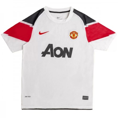 Virallinen pelipaita Manchester United 2010-11 Vieras Retro Lyhythihainen - Miesten