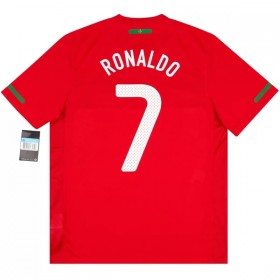 Virallinen pelipaita Portugali Ronaldo 7 2010 Koti Retro Lyhythihainen - Miesten
