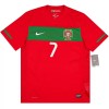 Virallinen pelipaita Portugali Ronaldo 7 2010 Koti Retro Lyhythihainen - Miesten