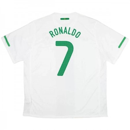 Virallinen pelipaita Portugali Ronaldo 7 2010 Vieras Retro Lyhythihainen - Miesten Virallinen pelipaita Portugali Ronaldo 7 2010 Vieras Retro Lyhythihainen - Miesten