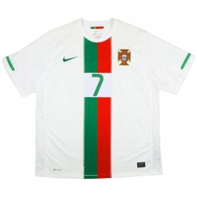 Virallinen pelipaita Portugali Ronaldo 7 2010 Vieras Retro Lyhythihainen - Miesten