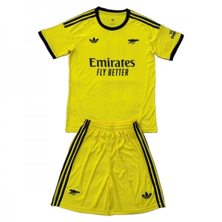 Virallinen pelipaita Arsenal Maalivahti 2025-26 Lyhythihainen Keltainen - Lasten ( + Lyhyet housut ) Virallinen pelipaita Arsenal Maalivahti 2025-26 Lyhythihainen Keltainen - Lasten ( + Lyhyet housut )