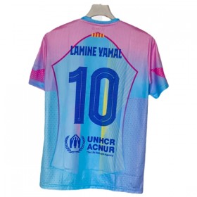 Virallinen pelipaita Barcelona Lamine Yamal 10 2025-26 Lyhythihainen Sininen - Miesten