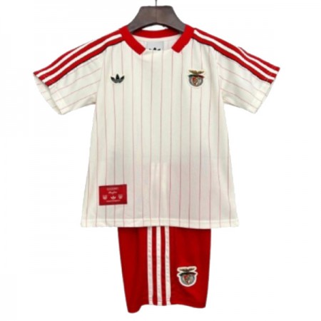 Virallinen pelipaita Benfica Lisabon Lisabon Terrace Icons 2025-26 Lyhythihainen - Lasten ( + Lyhyet housut )