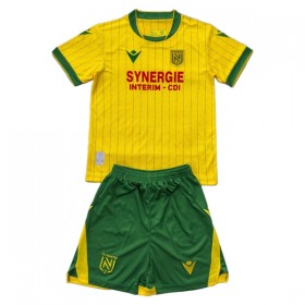 Virallinen pelipaita FC Nantes Koti 2025-26 Lyhythihainen - Lasten ( + Lyhyet housut )