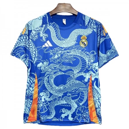 Virallinen pelipaita Real Madrid Dragon 2025-26 Lyhythihainen Sininen - Miesten Virallinen pelipaita Real Madrid Dragon 2025-26 Lyhythihainen Sininen - Miesten