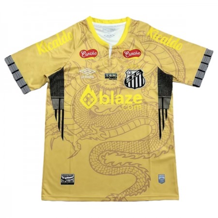 Virallinen pelipaita Santos FC Dragon 2025-26 Lyhythihainen Keltainen - Miesten Virallinen pelipaita Santos FC Dragon 2025-26 Lyhythihainen Keltainen - Miesten