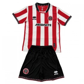 Virallinen pelipaita Sheffield United Koti 2025-26 Lyhythihainen - Lasten ( + Lyhyet housut )