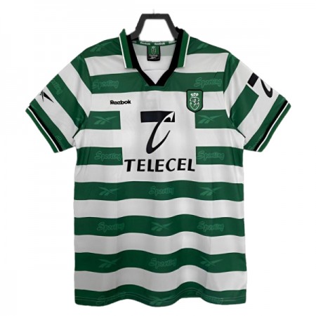 Virallinen pelipaita Sporting CP 1999-2000 Koti Lyhythihainen - Miesten