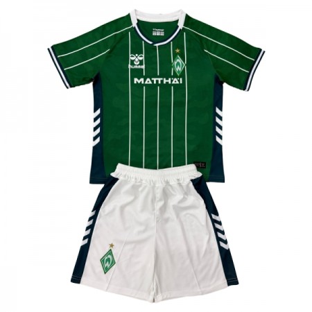 Virallinen pelipaita Werder Bremen Koti 2025-26 Lyhythihainen - Lasten ( + Lyhyet housut ) Virallinen pelipaita Werder Bremen Koti 2025-26 Lyhythihainen - Lasten ( + Lyhyet housut )