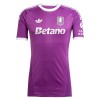 Virallinen pelipaita Aston Villa Maalivahti 2025-26 Lyhythihainen Violetti - Miesten Virallinen pelipaita Aston Villa Maalivahti 2025-26 Lyhythihainen Violetti - Miesten
