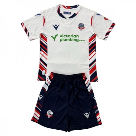Virallinen pelipaita Bolton Wanderers Koti 2025-26 Lyhythihainen - Lasten ( + Lyhyet housut )