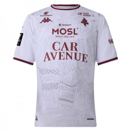 Virallinen pelipaita FC Metz Vieras 2025-26 Lyhythihainen - Miesten