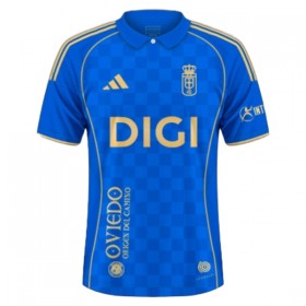 Virallinen pelipaita Real Oviedo Koti 2025-26 Lyhythihainen - Miesten