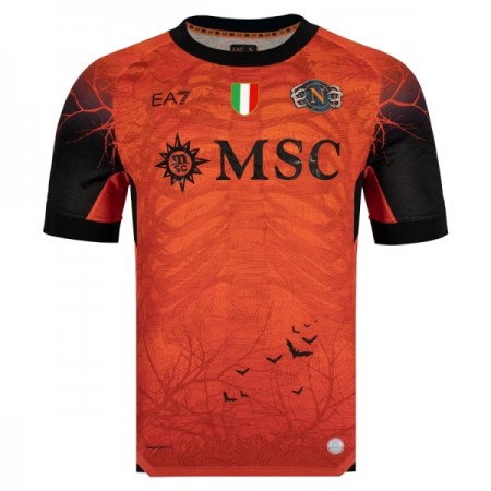 Virallinen pelipaita SSC Napoli Halloween Maalivahti 2025-26 Lyhythihainen - Miesten Virallinen pelipaita SSC Napoli Halloween Maalivahti 2025-26 Lyhythihainen - Miesten