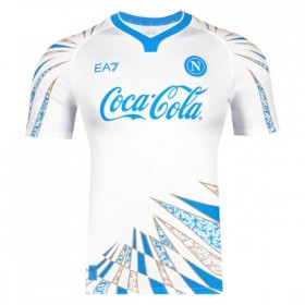 Virallinen pelipaita SSC Napoli Pre-Match 2025-26 Lyhythihainen Valkoinen - Miesten