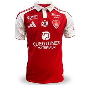 Virallinen pelipaita Stade Brestois Koti 2025-26 Lyhythihainen - Miesten