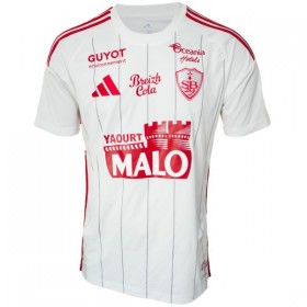 Virallinen pelipaita Stade Brestois Vieras 2025-26 Lyhythihainen - Miesten