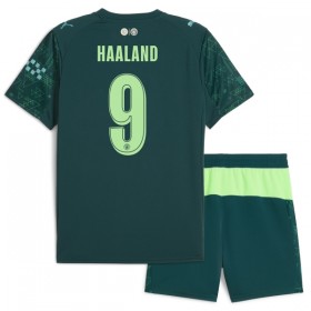Virallinen pelipaita Manchester City Haaland 9 4. Paita EA Sport 2025-26 Lyhythihainen - Lasten ( + Lyhyet housut )