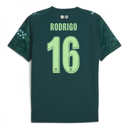 Virallinen pelipaita Manchester City Rodrigo 16 4. Paita EA Sport 2025-26 Lyhythihainen - Miesten