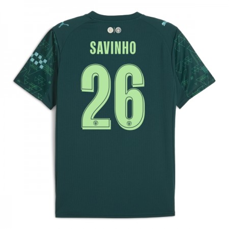 Virallinen pelipaita Manchester City Savinho 26 4. Paita EA Sport 2025-26 Lyhythihainen - Miesten Virallinen pelipaita Manchester City Savinho 26 4. Paita EA Sport 2025-26 Lyhythihainen - Miesten