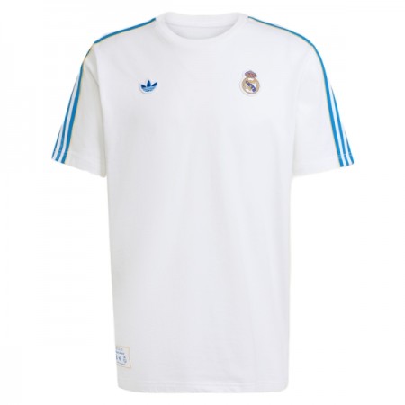 Virallinen pelipaita Real Madrid Terrace Icons 2025-26 Lyhythihainen Valkoinen - Miesten
