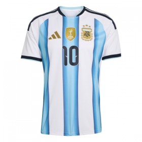 Virallinen pelipaita Argentiina Messi 10 Koti MM-kisat 2026 Lyhythihainen - Lasten ( + Lyhyet housut )