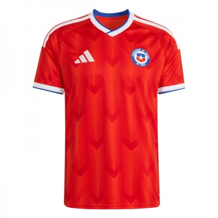 Virallinen pelipaita Chile Koti MM-kisat 2026 Lyhythihainen - Miesten Virallinen pelipaita Chile Koti MM-kisat 2026 Lyhythihainen - Miesten
