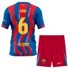 Virallinen pelipaita FC Barcelona Gavi 6 4. Paita 2025-26 Lyhythihainen - Lasten ( + Lyhyet housut )