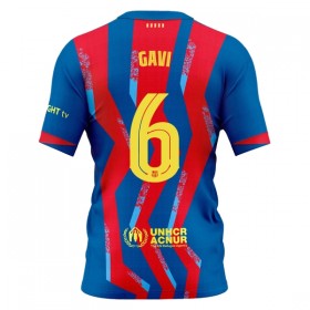 Virallinen pelipaita FC Barcelona Gavi 6 4. Paita 2025-26 Lyhythihainen - Miesten