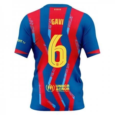 Virallinen pelipaita FC Barcelona Gavi 6 4. Paita 2025-26 Lyhythihainen - Miesten Virallinen pelipaita FC Barcelona Gavi 6 4. Paita 2025-26 Lyhythihainen - Miesten