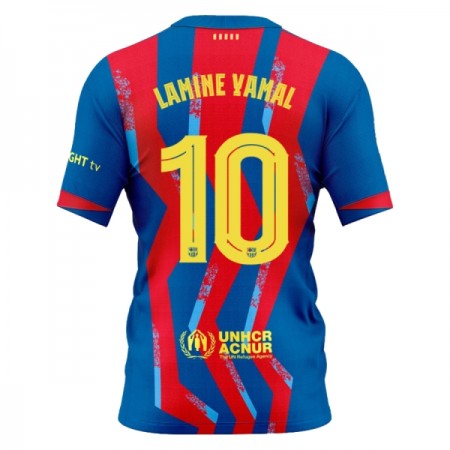 Virallinen pelipaita FC Barcelona Lamine Yamal 10 4. Paita 2025-26 Lyhythihainen - Miesten