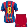 Virallinen pelipaita FC Barcelona Pedri 8 4. Paita 2025-26 Lyhythihainen - Lasten ( + Lyhyet housut )