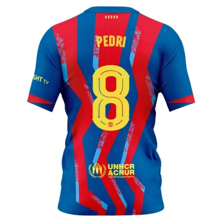 Virallinen pelipaita FC Barcelona Pedri 8 4. Paita 2025-26 Lyhythihainen - Miesten