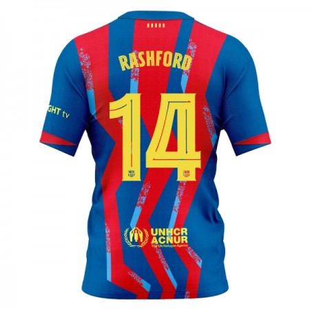 Virallinen pelipaita FC Barcelona Rashford 14 4. Paita 2025-26 Lyhythihainen - Miesten Virallinen pelipaita FC Barcelona Rashford 14 4. Paita 2025-26 Lyhythihainen - Miesten