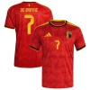 Virallinen pelipaita Belgia De Bruyne 7 Koti MM-kisat 2026 Lyhythihainen - Miesten Virallinen pelipaita Belgia De Bruyne 7 Koti MM-kisat 2026 Lyhythihainen - Miesten