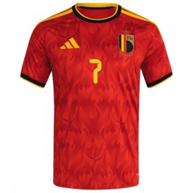 Virallinen pelipaita Belgia De Bruyne 7 Koti MM-kisat 2026 Lyhythihainen - Miesten