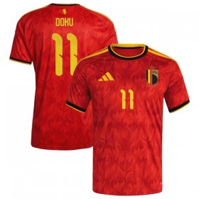 Virallinen pelipaita Belgia Doku 11 Koti MM-kisat 2026 Lyhythihainen - Miesten
