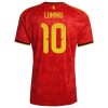Virallinen pelipaita Belgia Lukaku 10 Koti MM-kisat 2026 Lyhythihainen - Miesten