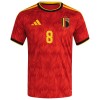 Virallinen pelipaita Belgia Tielemans 8 Koti MM-kisat 2026 Lyhythihainen - Miesten