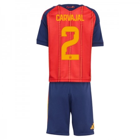 Virallinen pelipaita Espanja Carvajal 2 Koti MM-kisat 2026 Lyhythihainen - Lasten ( + Lyhyet housut ) Virallinen pelipaita Espanja Carvajal 2 Koti MM-kisat 2026 Lyhythihainen - Lasten ( + Lyhyet housut )