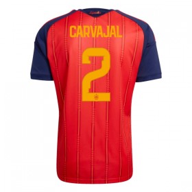 Virallinen pelipaita Espanja Carvajal 2 Koti MM-kisat 2026 Lyhythihainen - Miesten