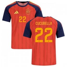 Virallinen pelipaita Espanja Cucurella 22 Koti MM-kisat 2026 Lyhythihainen - Miesten
