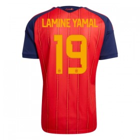 Virallinen pelipaita Espanja Lamine Yamal 19 Koti MM-kisat 2026 Lyhythihainen - Miesten