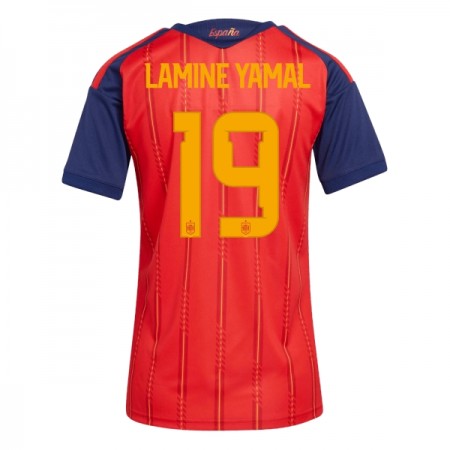 Virallinen pelipaita Espanja Lamine Yamal 19 Koti MM-kisat 2026 Lyhythihainen - Naisten Virallinen pelipaita Espanja Lamine Yamal 19 Koti MM-kisat 2026 Lyhythihainen - Naisten