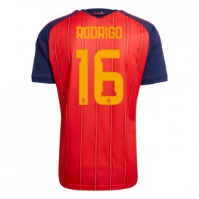Virallinen pelipaita Espanja Rodrigo 16 Koti MM-kisat 2026 Lyhythihainen - Miesten
